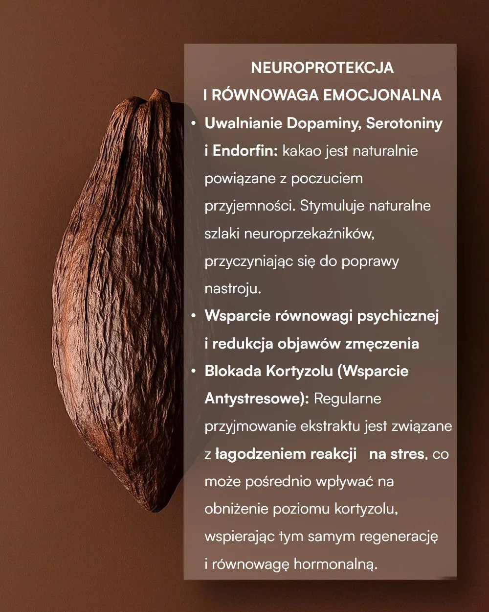 Bioekstrakt - ZIARNA KAKAOWCA CACAO BEANS - 30 ml