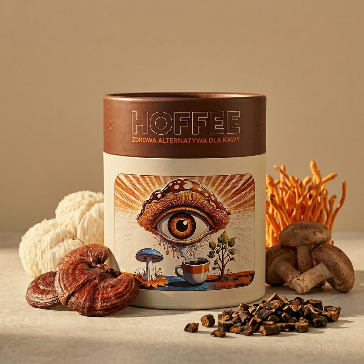 Hoffee – Alternatywa dla kawy - cykoria i grzyby funkcjonalne 300 g